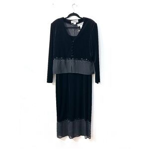 Vintage Jessica Howard 2 Piece Formal Dress, size 8